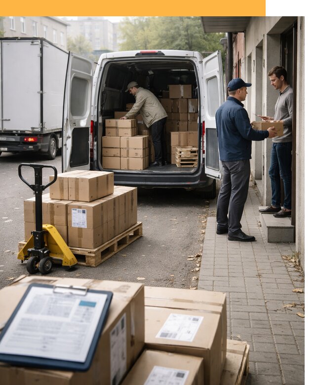 Доставка грузов от двери до двери с таможней от 46224 руб.