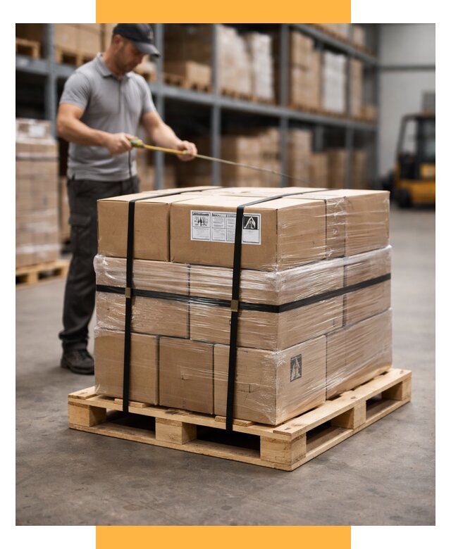 Упаковка и паллетирование грузов от 3595 р. | СетСервис-Кна
