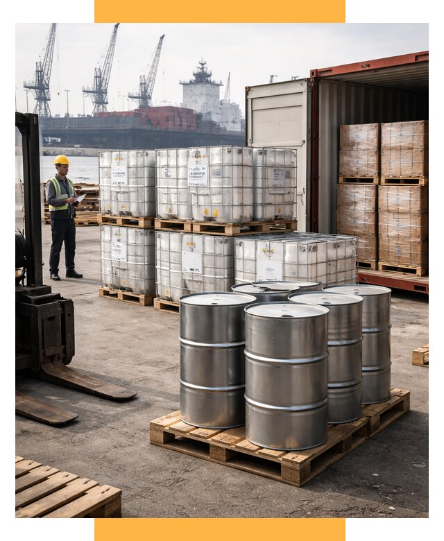 Доставка химического сырья из Индии от 256800 р. | СетСервис-Кна