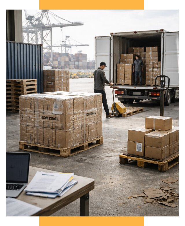 Доставка грузов из Израиля от 15408 р., логистика от СетСервис-Кна