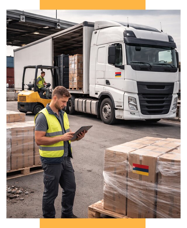 Автоперевозки из Армении от 97584 р. — услуги СетСервис-Кна