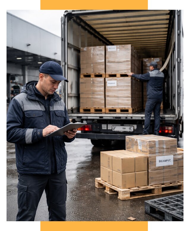 Доставка грузов из Беларуси от 15408 р. логистика СетСервис-Кна