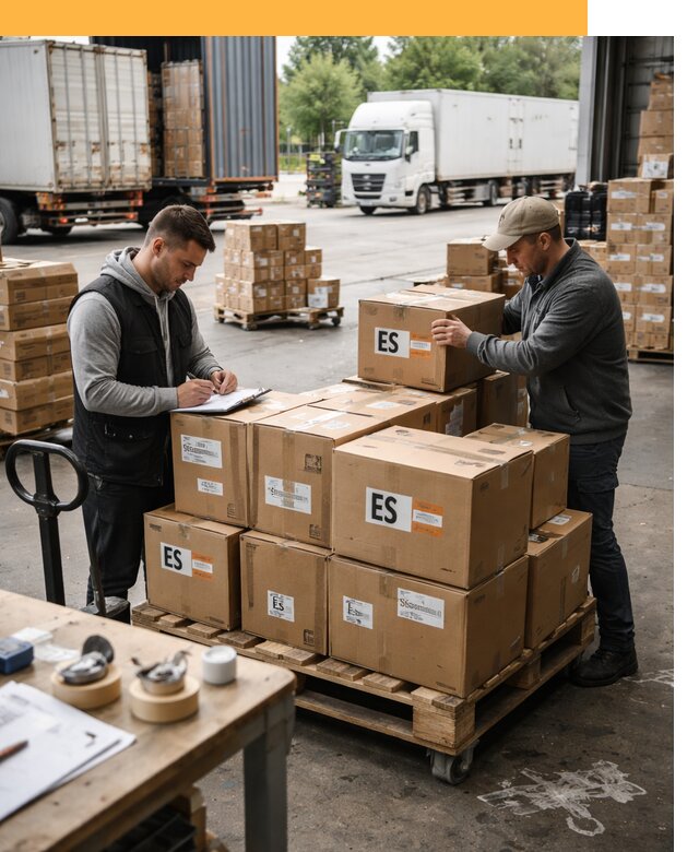 Доставка грузов в Испанию автотранспортом от 35952 руб