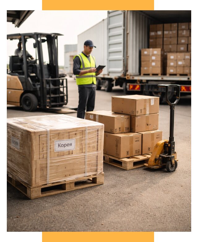Доставка грузов в Корею из России от 35952 р. | СетСервис-Кна