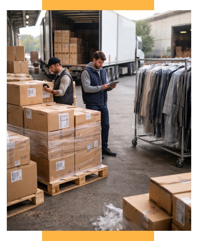 Перевозка и доставка одежды из Китая от 7704 р., СетСервис-Кна