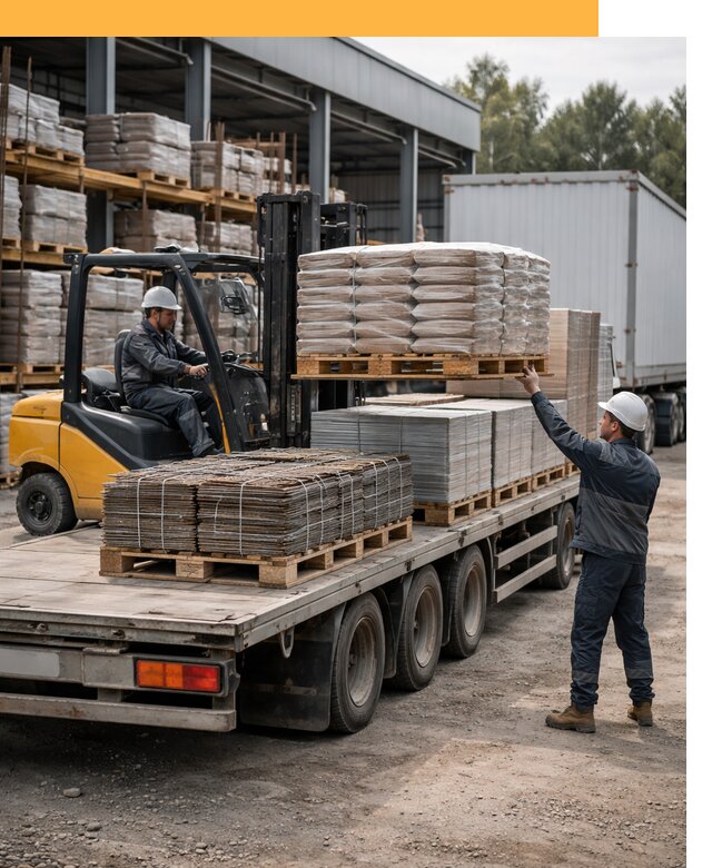 Перевозка строительных материалов по миру от 5650 руб