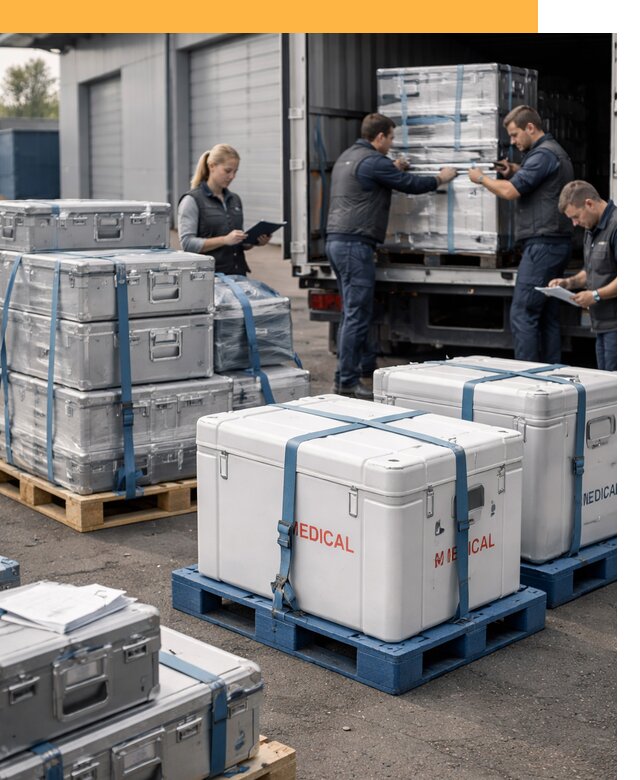 Перевозка медицинского оборудования по всему миру от 15408 руб