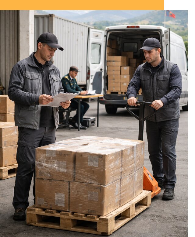 Доставка грузов через Армению, быстрая таможенная очистка от 25680