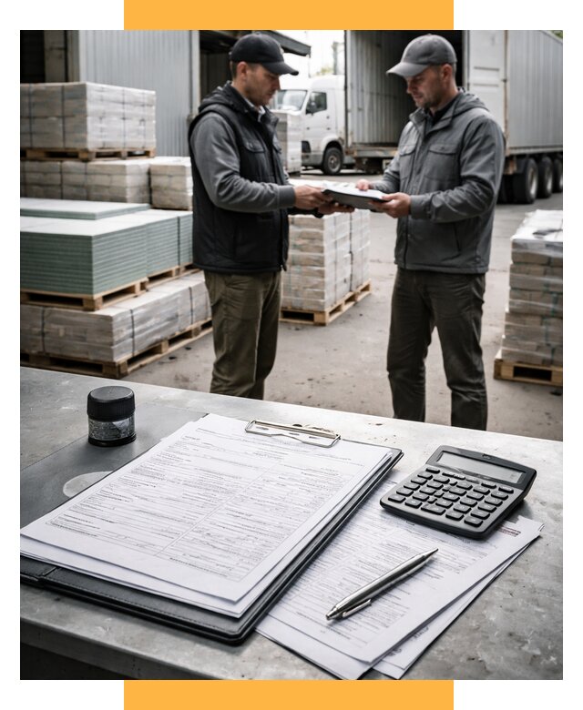 Таможенное оформление стройматериалов от 8731 р. | СетСервис-Кна