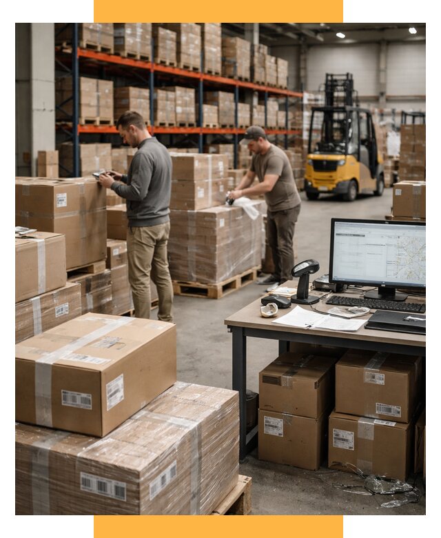 Склад консолидации в Европе от 6677 р., услуги СетСервис-Кна